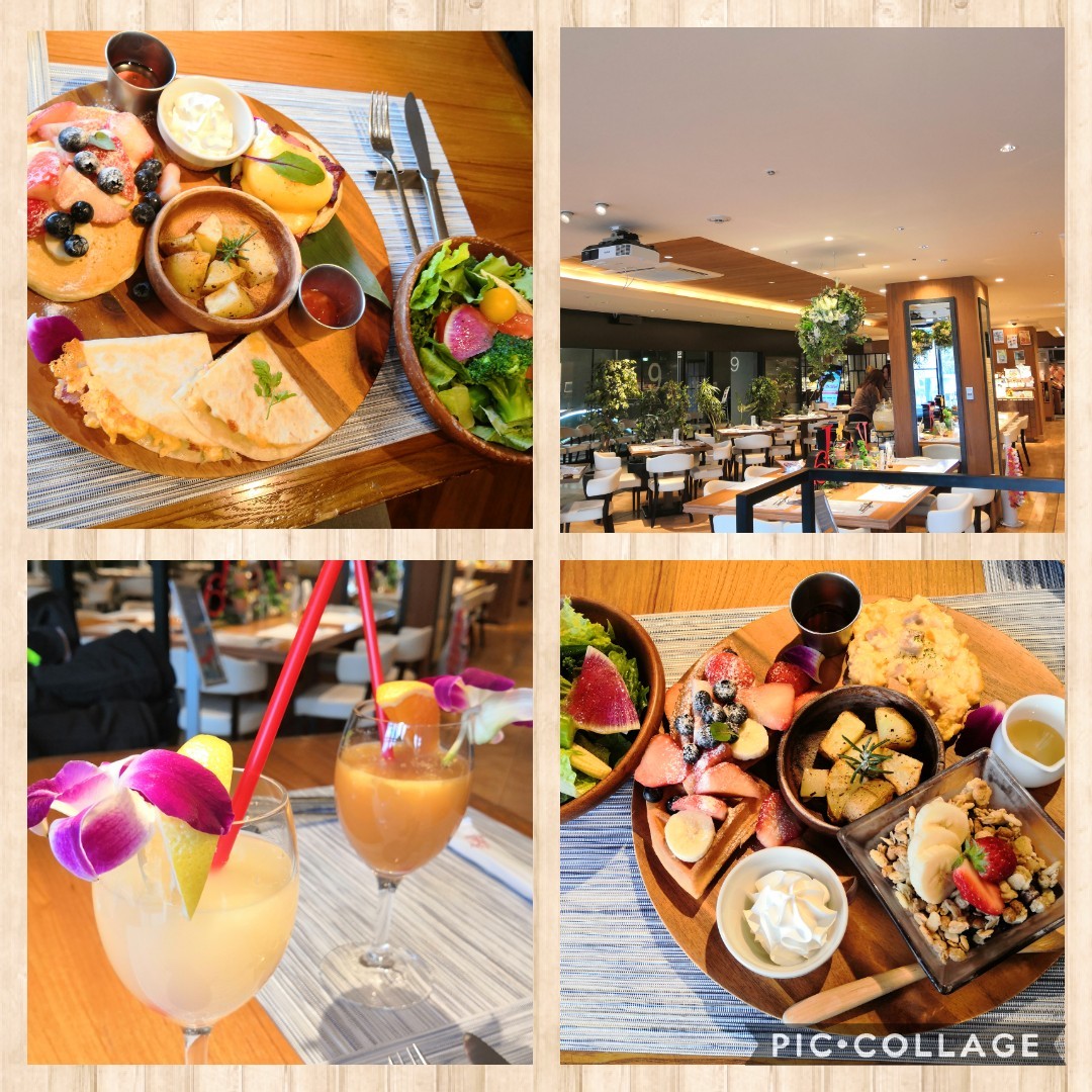 Kaila Cafe Terrace Dining 渋谷店 ハワイのカラフルモーニング 東京レストラン カフェ どこ行く